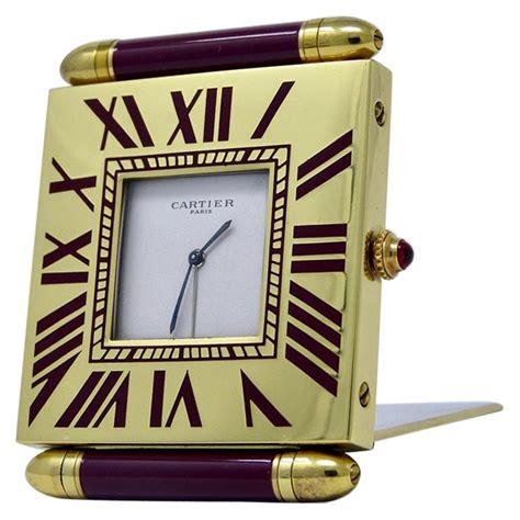 cartier alarm clock replica|vintage cartier alarm clock.